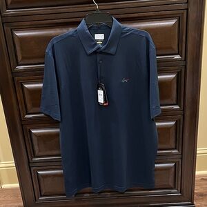 Greg Norman Collection Dark Blue Polo Shirt
